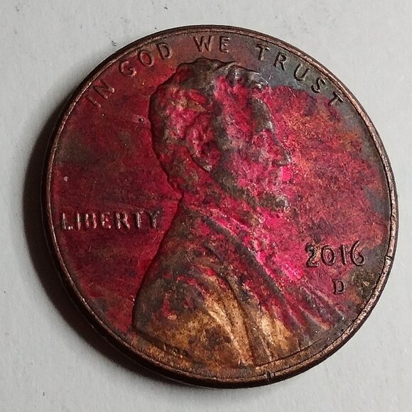 2016d Fantastic Rainbow Red/Neon Pink, Rare Collectible Coins - Picture 2 of 2